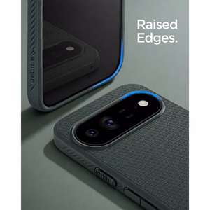 Spigen Liquid Air (Mag Fit) -suojakuori Google Pixel 11 Prolle, vihreä (Abyss Green)