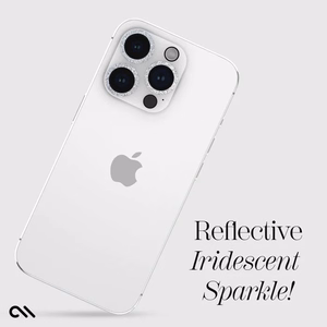 Case-Mate Sparkle Lens Protector tempered-glass camera-lens protector for iPhone 15 Pro / 15 Pro Max, Twinkle pattern