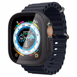 Spigen Thin Fit 360 -suojakuori Apple Watch Ultra 49 mm -mallille, musta