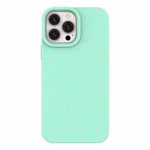 Eco Case kotelo iPhone 14 Plus silikoni hajoava suojus mintunvihreä