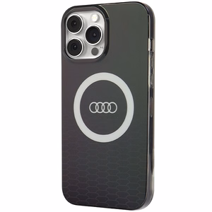 Audi IML Big Logo MagSafe Suojakuori iPhone 13 Pro Max:lle - musta