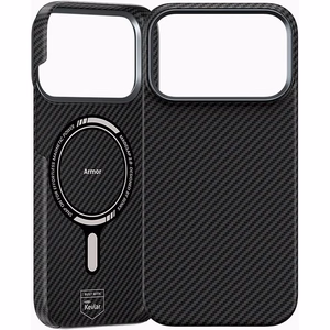 Musta Benks Magnetic Armor Air 600D kevlar- ja metallikehyksinen suojakuori (C.K.FL.AP.BK.A072) malleihin iPhone 18 Pro / iPhone 17 Pro