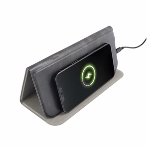 Mouse pad with wireless charger 15W OJD-82 brown grey