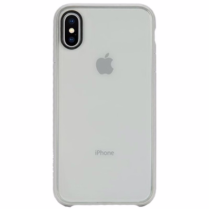 Incase Pop suojakuori laitteelle iPhone X, läpinäkyvä ja liuskeenharmaa