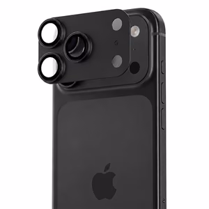 Benks OmniWarrior integroitu metallinen kameran linssinsuoja (C.M.SX.AP.BK.R070) iPhone 18 Pro -puhelimelle (AR, musta)