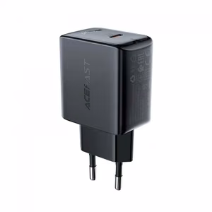 Acefast pikalaturi USB Type C 20W Power Delivery musta (A1 EU black)