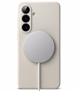 Ringke Silikoninen MagSafe Suojakuori Samsung Galaxy S26:lle beige