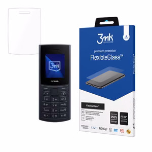 Nokia 110 4G 2023 – 3mk FlexibleGlass puhelimen näytönsuoja