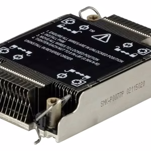 Supermicro SNK-P0077P tietokoneen jäähdytysjärjestelmä prosessorin jäähdytyslevy/radiaattori musta, ruostumaton teräs
