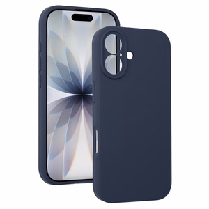 Silicone Lite Suojakuori iPhone 17:lle laivastonsininen