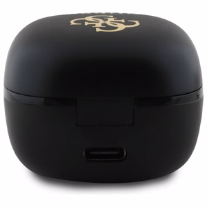 Guess Bluetooth-kuulokkeet GUTWSJ144ESK TWS + telakka-asema musta/musta Iridescent 4G Printed Logo