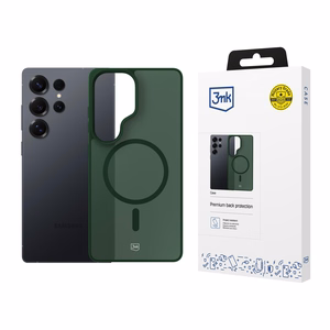 3mk Smoke MagCase Samsung Galaxy S25 Ultra:lle vihreä-puoliläpinäkyvä