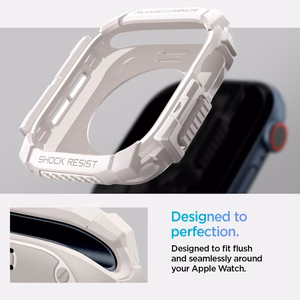 Spigen Rugged Armor Apple Watch 10 (46mm) Dune Beige