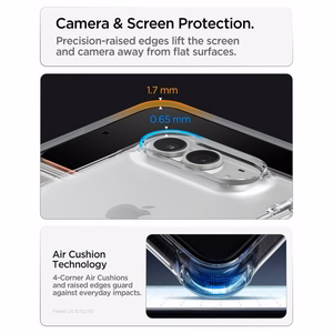 Spigen Ultra Hybrid Pro  iPhone Duo kuori, läpinäkyvä