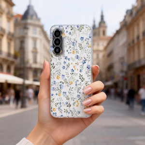Tech-Protect FlexAir Suojakuori Samsung Galaxy A27 - Läpinäkyvä Kukkainen