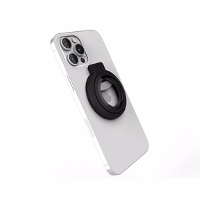 STM MagLoop 3-in-1 MagSafe-lisävaruste iPhonelle: sormilenkki, jalusta ja pullonavaaja, musta
