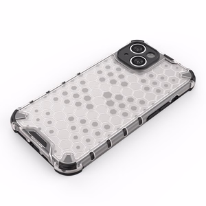 Honeycomb kotelo iPhone 14 Plus panssaroitu hybridi suojus musta