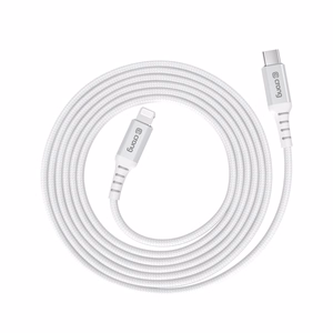 Crong Armor Link MFi USB-C–Lightning-pikalatauskaapeli, 1,5 m, valkoinen