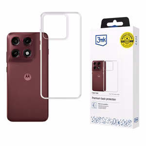 3mk Clear Case -suojakuori mallille Motorola Edge 70 Pro – läpinäkyvä