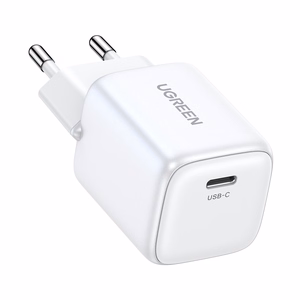 UGREEN Nexode Mini CD318 GaN 20W USB-C PD 3.0 QC 4.0 valkoinen