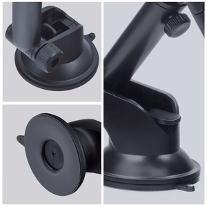 Car phone holder Forcell F-Grip Carbon Bracket mounting arm windshield / dashboard black