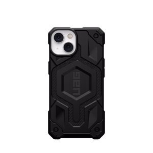 UAG Monarch MagSafe Suojakuori iPhone 14 Plus:lle - musta kevlar
