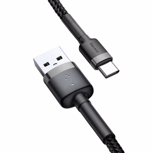 Baseus CATKLF-CG1 USB cable 2 m USB A USB C Black, Grey