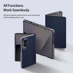 Musta Dux Ducis Bril -kuori Samsung F971 Z Fold8 -puhelimelle