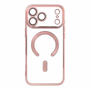 Suojakuori iPhone 17 PRO MAX:lle Electro Mag Cover yhteensopiva MagSafen kanssa ruusukulta