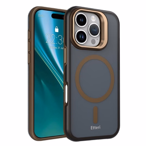 Etteri Morning Fog case for iPhone 16 Pro 6,3" brown