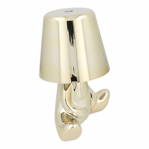 Pöytälamppu yöpöydälle GOLD MAN Art Deco istuva (versio 7) MLTL
