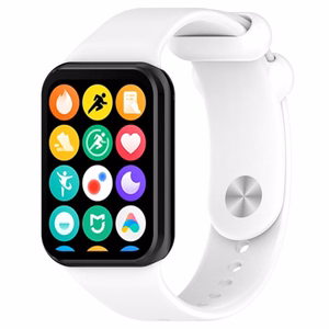 SILIKONIHIHNA MI BAND 8 PRO /M8 PRO (12). VALKOINEN