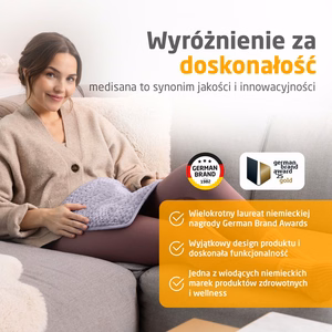 Medisana HP 518 -lämpötyyny, vaalea liila