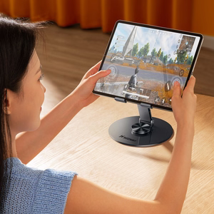Wozinsky WRS-DSY84SS 360° kääntyvä alumiininen tablettiteline - harmaa