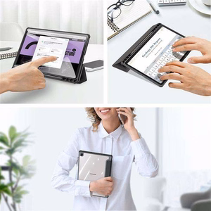 Dux Ducis TOBY -suojakuori kynälokerolla Samsung Tab S6 Lite P610/P613/P615/P619 musta