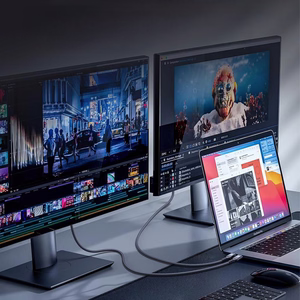 Wozinsky WPS-UY415S USB-C USB4 Kaapeli 40Gb/s 240W 1.5m 4K - musta