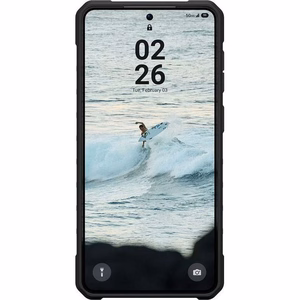 UAG Urban Armor Gear suojakuori PATHFINDER CLEAR MAGNET sisäänrakennetulla magneetilla SAMSUNG S26 Plus, tuhkanmusta