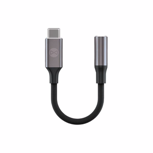 Forever adapteri AJC-01 audioliitin 3,5 mm - USB-C musta