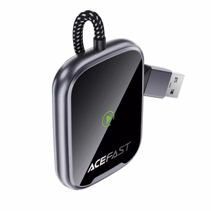 Acefast QC1 langaton CarPlay/Android Auto -adapteri musta