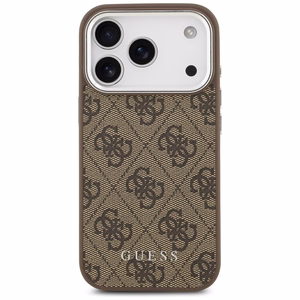 Guess 4G Classic Logo MagSafe Suojakuori iPhone 17 Pro Max:lle - Ruskea