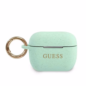 Guess GUACAPSILGLGN AirPods Pro -suojus vihreä/vihreä Silikoni Glitteri