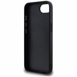 DKNY Repeat Texture Pattern Tonal Stripe Suojakuori iPhone 16e:lle - musta