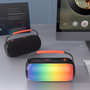 Dudao Y21 langaton kaiutin RGB-taustavalolla Bluetooth 5.3 - musta