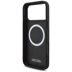 BMW M Perforated Stripe Logo MagSafe Suojakuori iPhone 17 Pro Max:lle - Harmaa