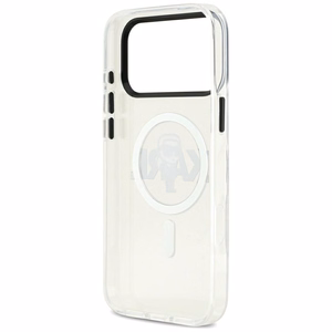 Karl Lagerfeld IML Karl Sketch Logo MagSafe Suojakuori iPhone 17 Pro Max:lle - Läpinäkyvä