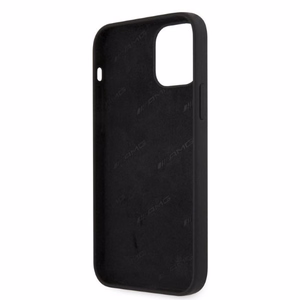 AMG Silikoninen Big Logo Suojakuori iPhone 12 Pro Max:lle - musta