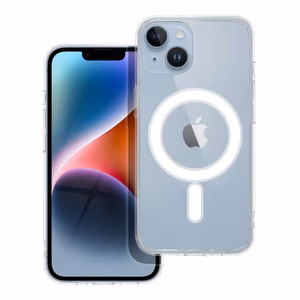 Suojakuori iPhone 14:lle Clear Mag Cover (STR) yhteensopiva MagSafen kanssa läpinäkyvä