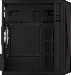 Aerocool CS107V2 musta Mini Tower tietokonekotelo