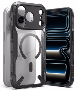 Ringke Fusion X Magnetic MagSafe -suojakuori iPhone 18 Pro Max / 17 Pro Max -malleille, musta