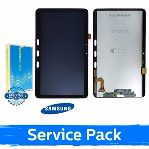 LCD-näyttö yhteensopiva Samsung T630 / T635 Tab Active 4 Pro musta (Service Pack)